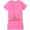 Ladies' Jersey Short-Sleeve Deep V-Neck T-Shirt Thumbnail