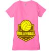Ladies' Jersey Short-Sleeve Deep V-Neck T-Shirt Thumbnail