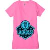 Ladies' Jersey Short-Sleeve Deep V-Neck T-Shirt Thumbnail