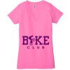 Ladies' Jersey Short-Sleeve Deep V-Neck T-Shirt Thumbnail