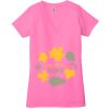 Ladies' Jersey Short-Sleeve Deep V-Neck T-Shirt Thumbnail