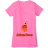 Ladies' Jersey Short-Sleeve Deep V-Neck T-Shirt Thumbnail