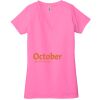 Ladies' Jersey Short-Sleeve Deep V-Neck T-Shirt Thumbnail