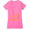Ladies' Jersey Short-Sleeve Deep V-Neck T-Shirt Thumbnail