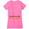 Ladies' Jersey Short-Sleeve Deep V-Neck T-Shirt Thumbnail