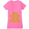 Ladies' Jersey Short-Sleeve Deep V-Neck T-Shirt Thumbnail
