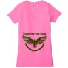 Ladies' Jersey Short-Sleeve Deep V-Neck T-Shirt Thumbnail