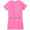 Ladies' Jersey Short-Sleeve Deep V-Neck T-Shirt Thumbnail