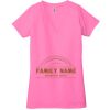 Ladies' Jersey Short-Sleeve Deep V-Neck T-Shirt Thumbnail