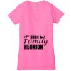 Ladies' Jersey Short-Sleeve Deep V-Neck T-Shirt Thumbnail