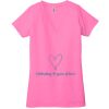 Ladies' Jersey Short-Sleeve Deep V-Neck T-Shirt Thumbnail