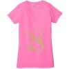 Ladies' Jersey Short-Sleeve Deep V-Neck T-Shirt Thumbnail