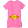 Ladies' Jersey Short-Sleeve Deep V-Neck T-Shirt Thumbnail