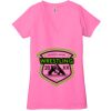 Ladies' Jersey Short-Sleeve Deep V-Neck T-Shirt Thumbnail