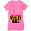 Ladies' Jersey Short-Sleeve Deep V-Neck T-Shirt Thumbnail