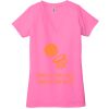 Ladies' Jersey Short-Sleeve Deep V-Neck T-Shirt Thumbnail