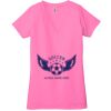 Ladies' Jersey Short-Sleeve Deep V-Neck T-Shirt Thumbnail