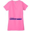 Ladies' Jersey Short-Sleeve Deep V-Neck T-Shirt Thumbnail
