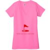 Ladies' Jersey Short-Sleeve Deep V-Neck T-Shirt Thumbnail