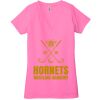 Ladies' Jersey Short-Sleeve Deep V-Neck T-Shirt Thumbnail