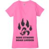 Ladies' Jersey Short-Sleeve Deep V-Neck T-Shirt Thumbnail