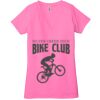 Ladies' Jersey Short-Sleeve Deep V-Neck T-Shirt Thumbnail