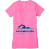 Ladies' Jersey Short-Sleeve Deep V-Neck T-Shirt Thumbnail