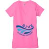 Ladies' Jersey Short-Sleeve Deep V-Neck T-Shirt Thumbnail