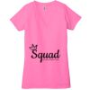 Ladies' Jersey Short-Sleeve Deep V-Neck T-Shirt Thumbnail