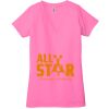 Ladies' Jersey Short-Sleeve Deep V-Neck T-Shirt Thumbnail