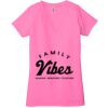 Ladies' Jersey Short-Sleeve Deep V-Neck T-Shirt Thumbnail