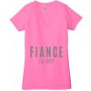 Ladies' Jersey Short-Sleeve Deep V-Neck T-Shirt Thumbnail