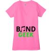 Ladies' Jersey Short-Sleeve Deep V-Neck T-Shirt Thumbnail