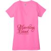 Ladies' Jersey Short-Sleeve Deep V-Neck T-Shirt Thumbnail