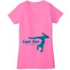 Ladies' Jersey Short-Sleeve Deep V-Neck T-Shirt Thumbnail