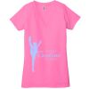 Ladies' Jersey Short-Sleeve Deep V-Neck T-Shirt Thumbnail