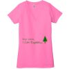 Ladies' Jersey Short-Sleeve Deep V-Neck T-Shirt Thumbnail
